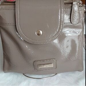 Coco + Carmen Shiny Taupe Crossbody Bag